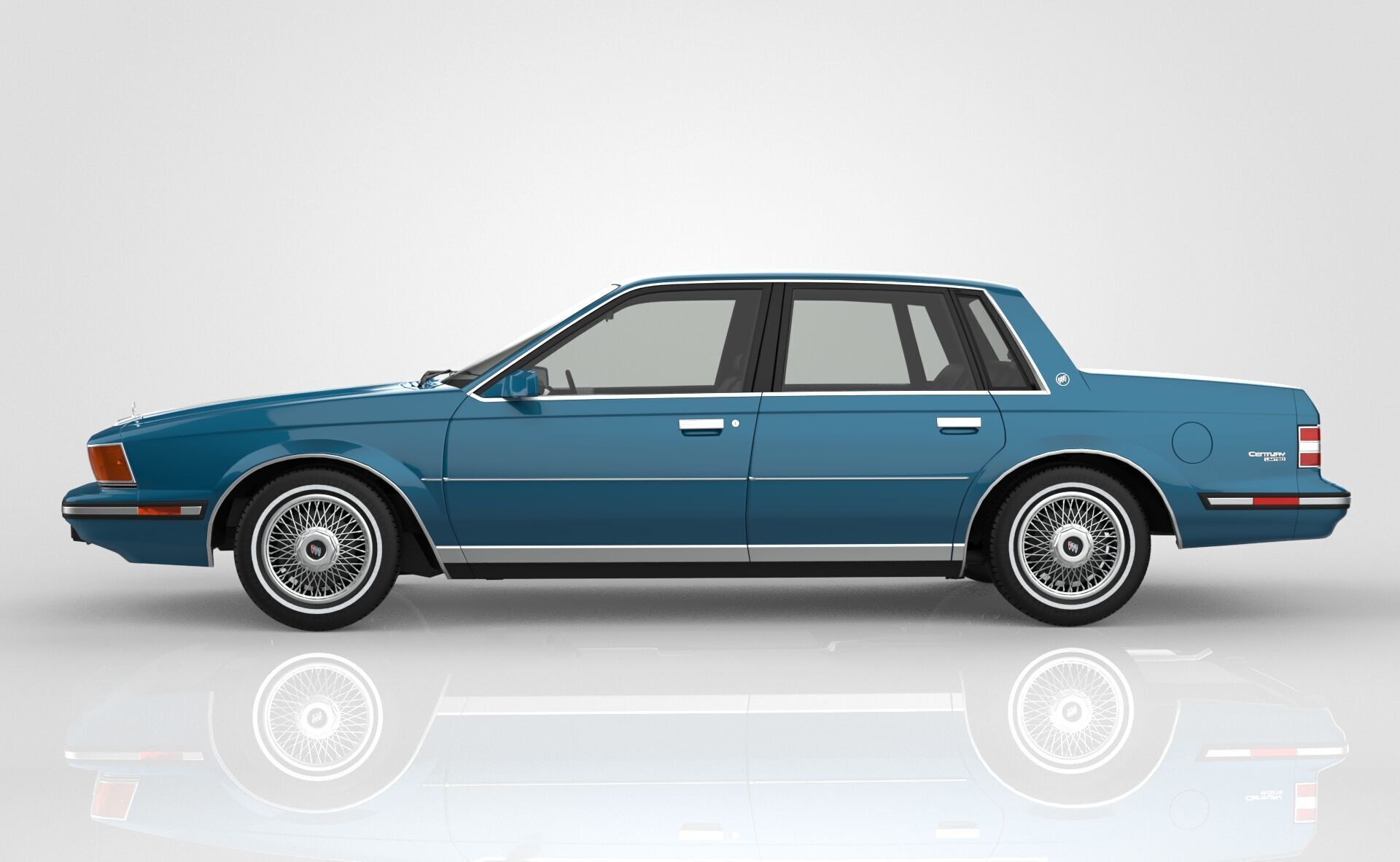 Buick Century 1988 3D model_2