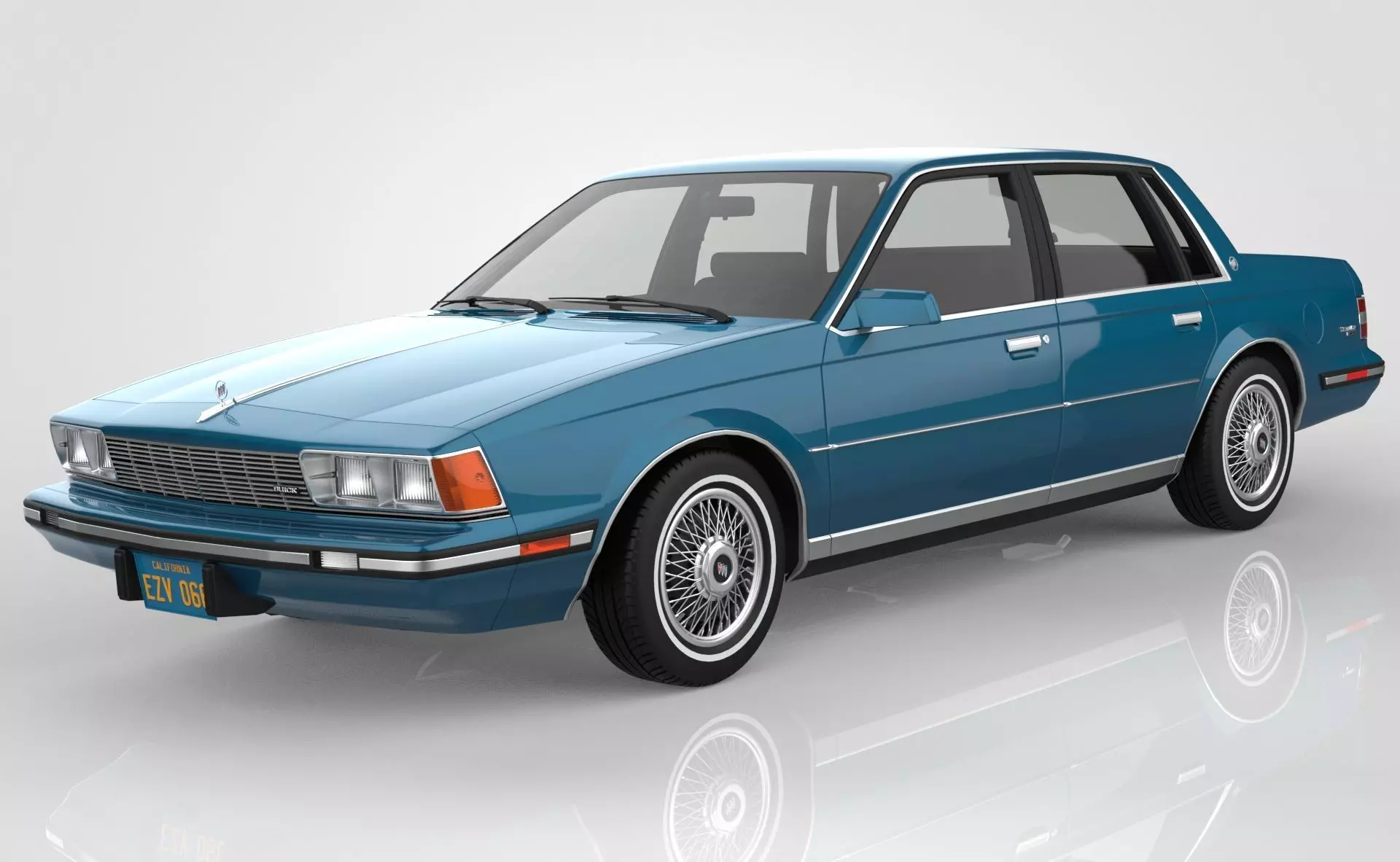 Buick Century 1988 3D model_0