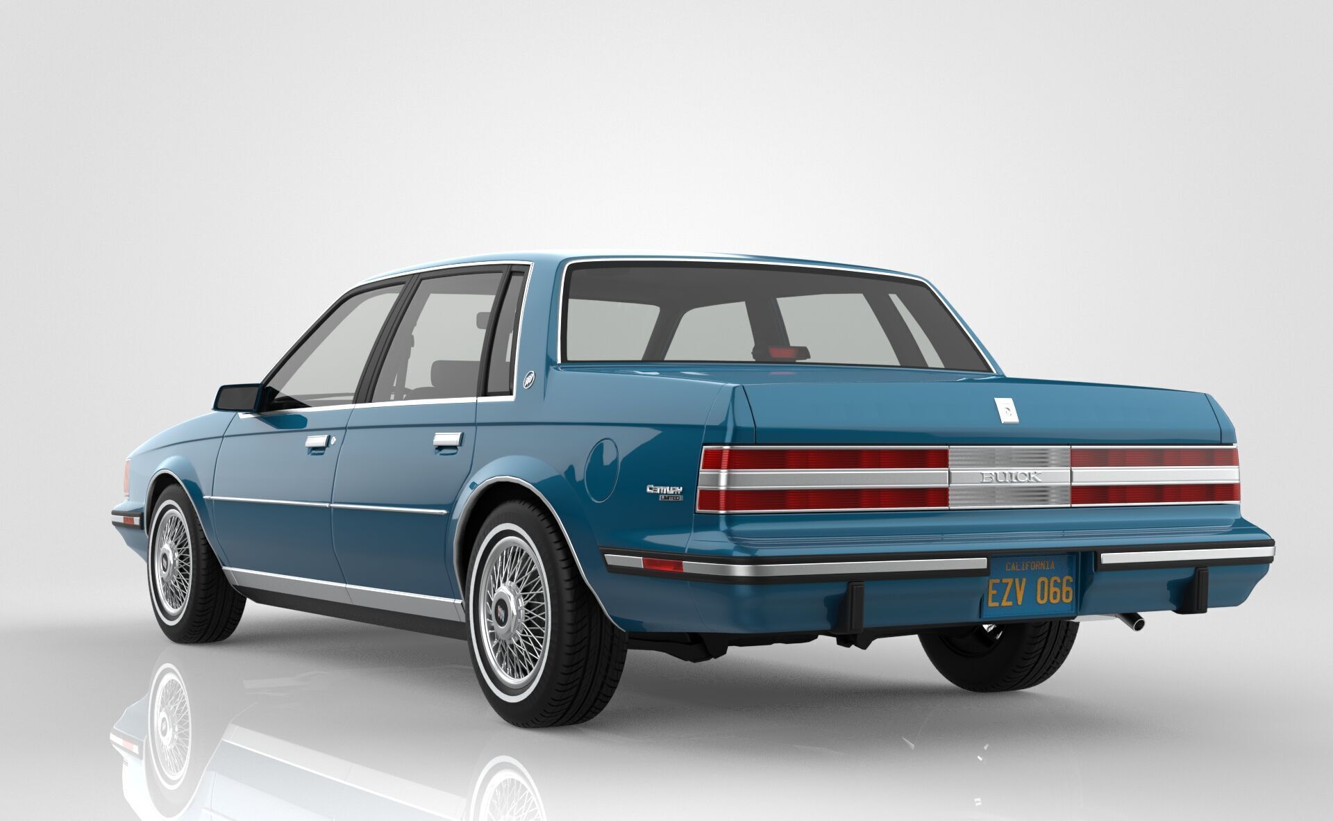 Buick Century 1988 3D model_4
