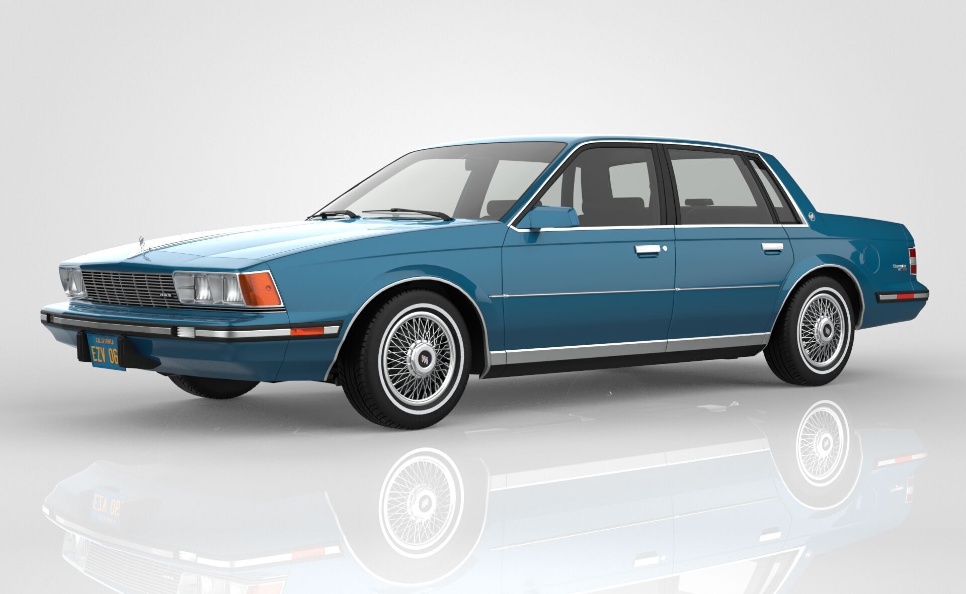 Buick Century 1988 3D model_1