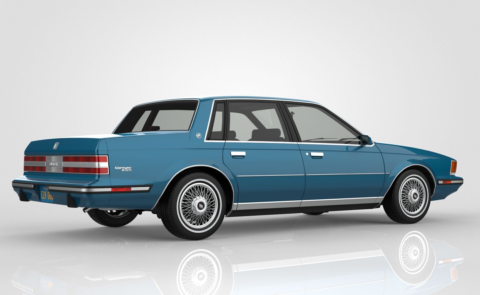 Buick Century 1988 3D model_6