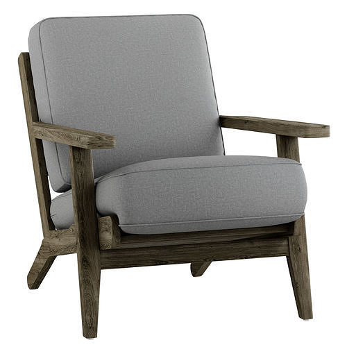 Mercer Accent Chair 3D model