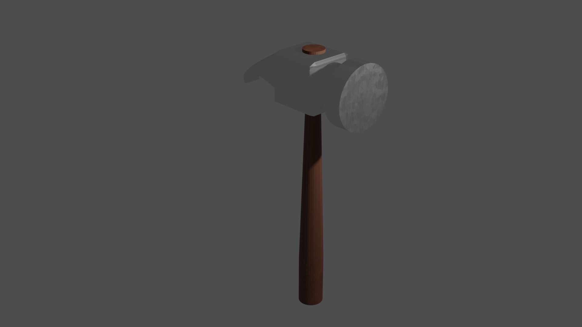 Simple hammer Free low-poly 3D model_20