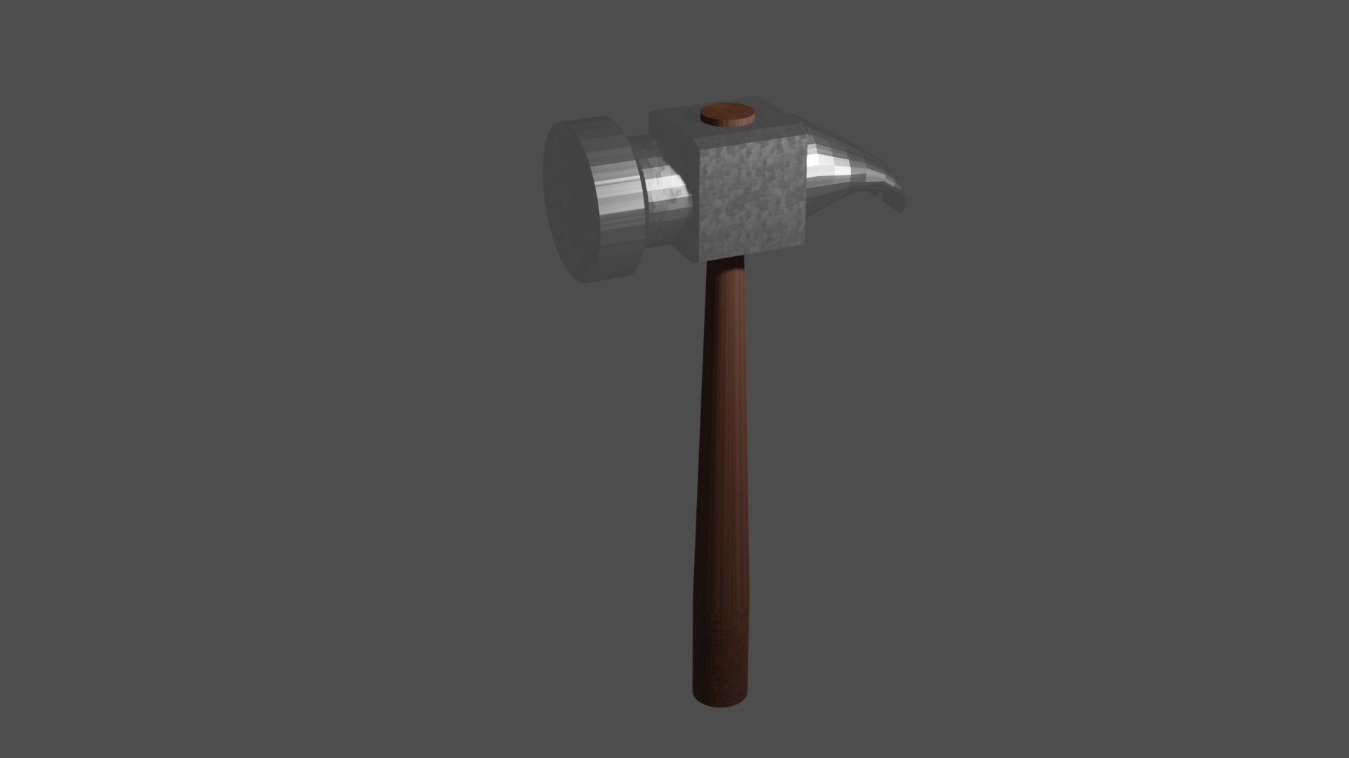 Simple hammer Free low-poly 3D model_14