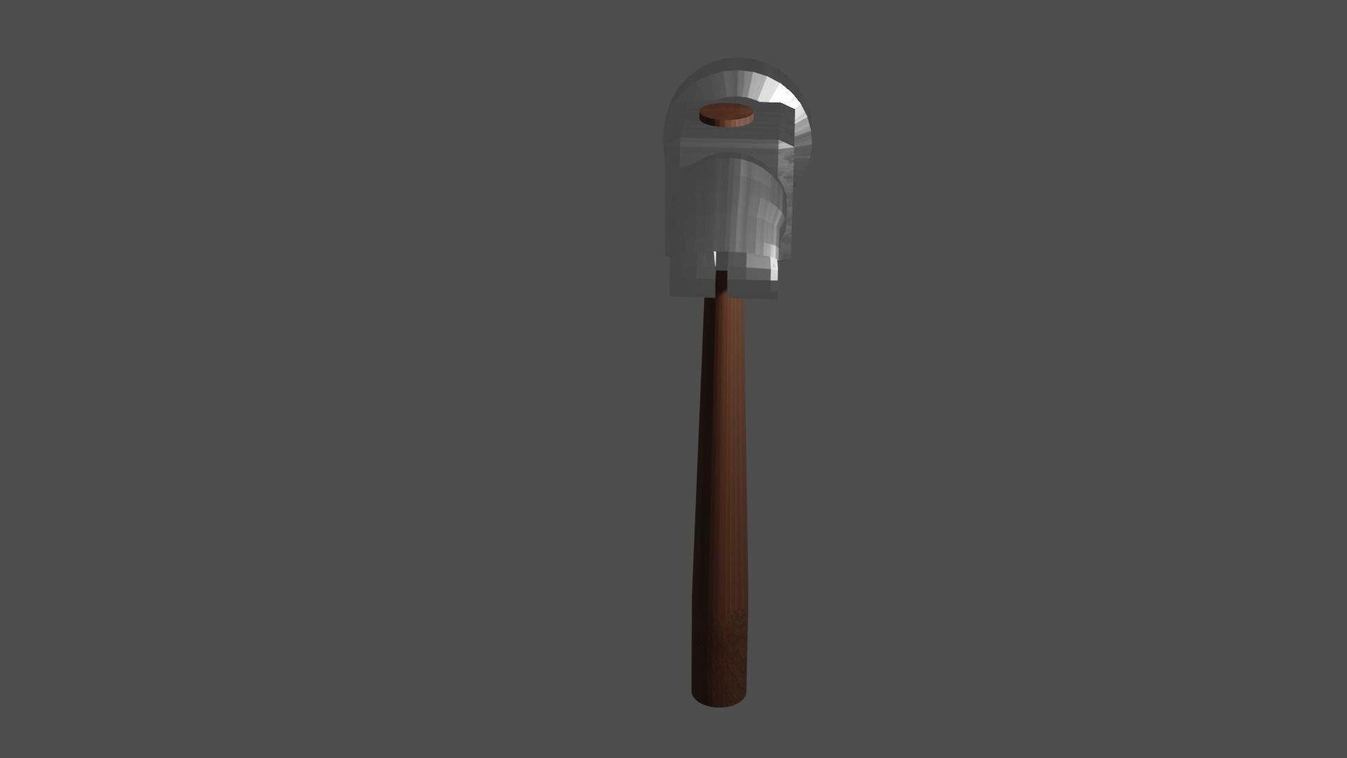 Simple hammer Free low-poly 3D model_8