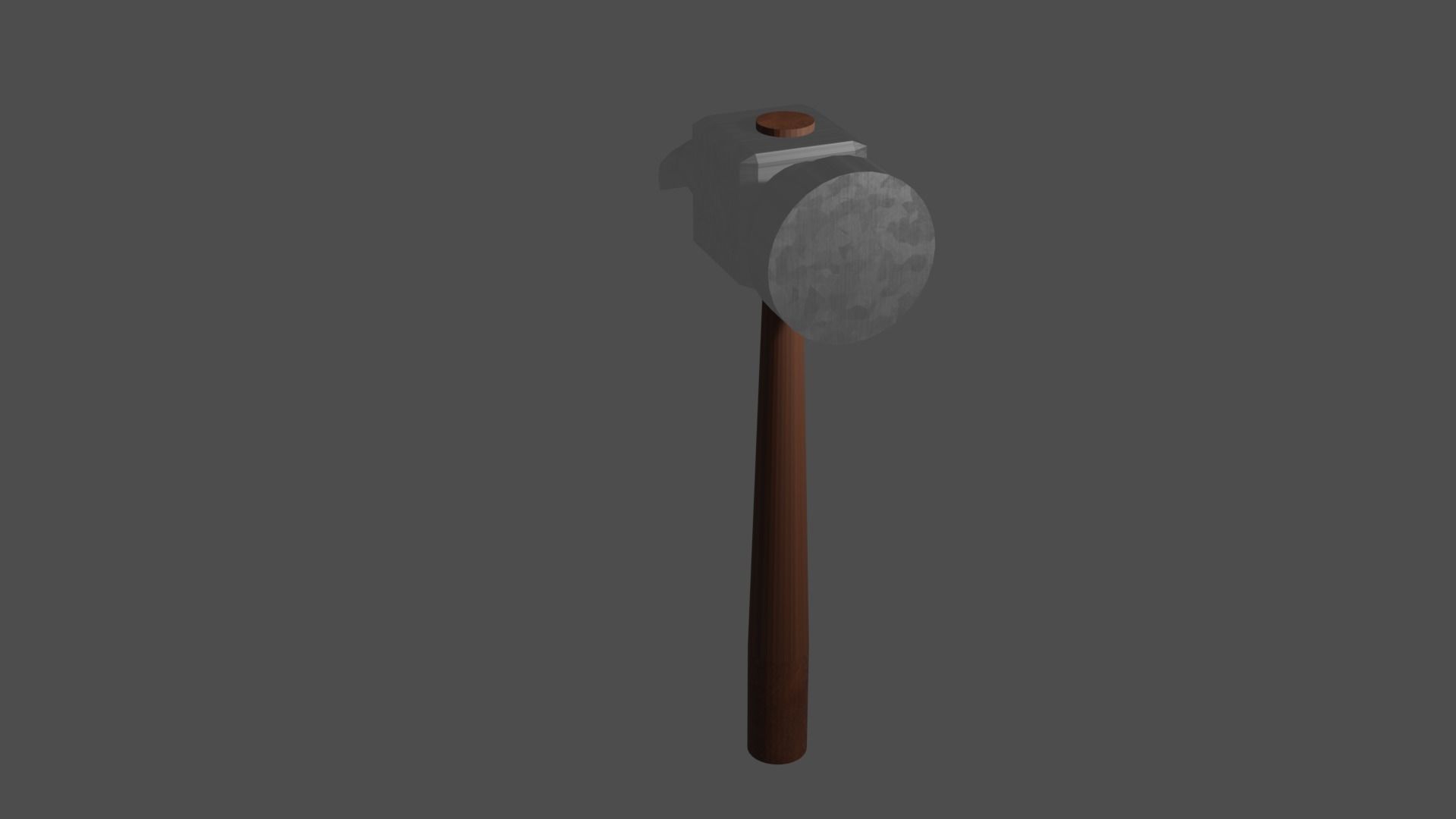 Simple hammer Free low-poly 3D model_18