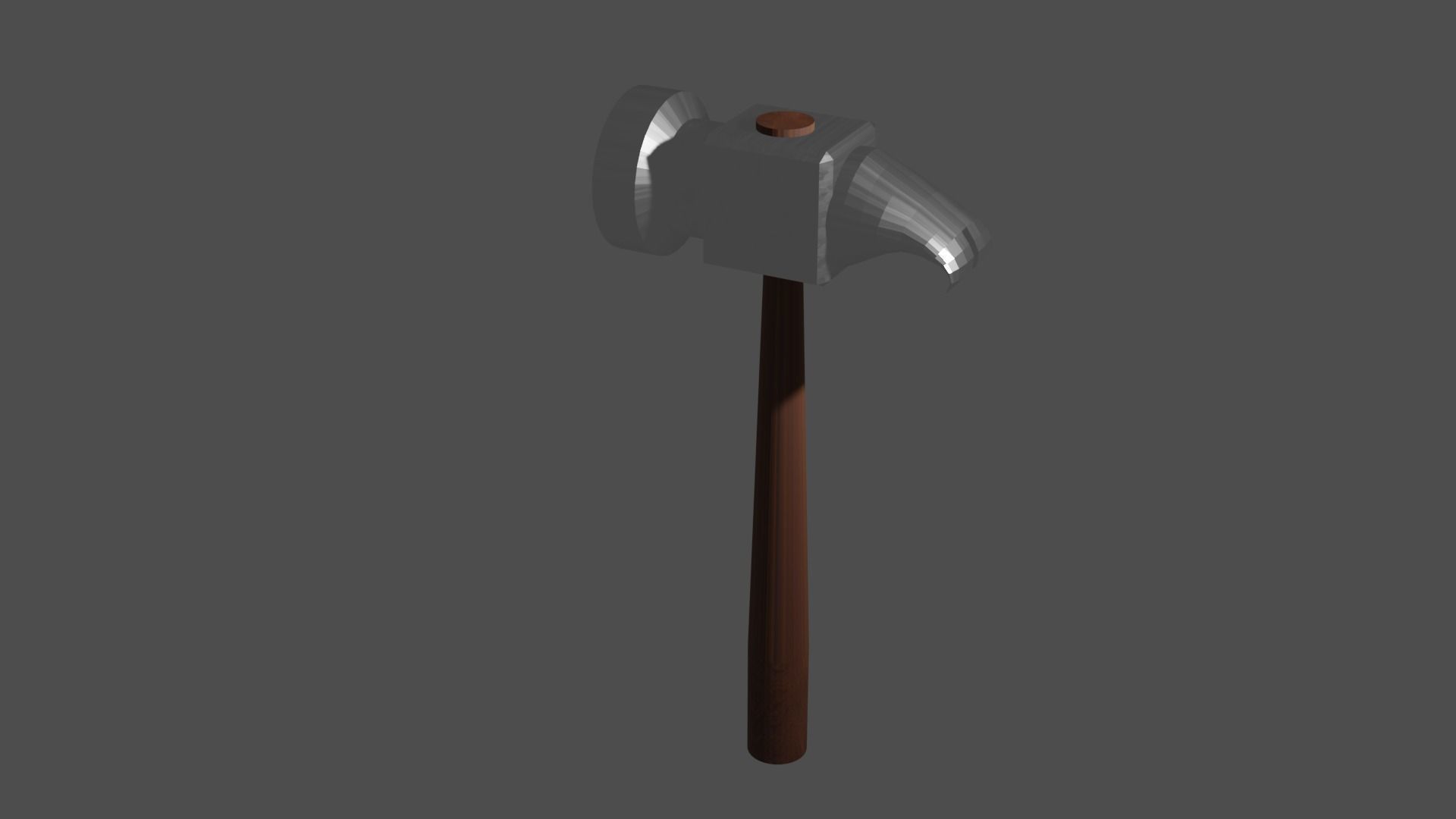 Simple hammer Free low-poly 3D model_11