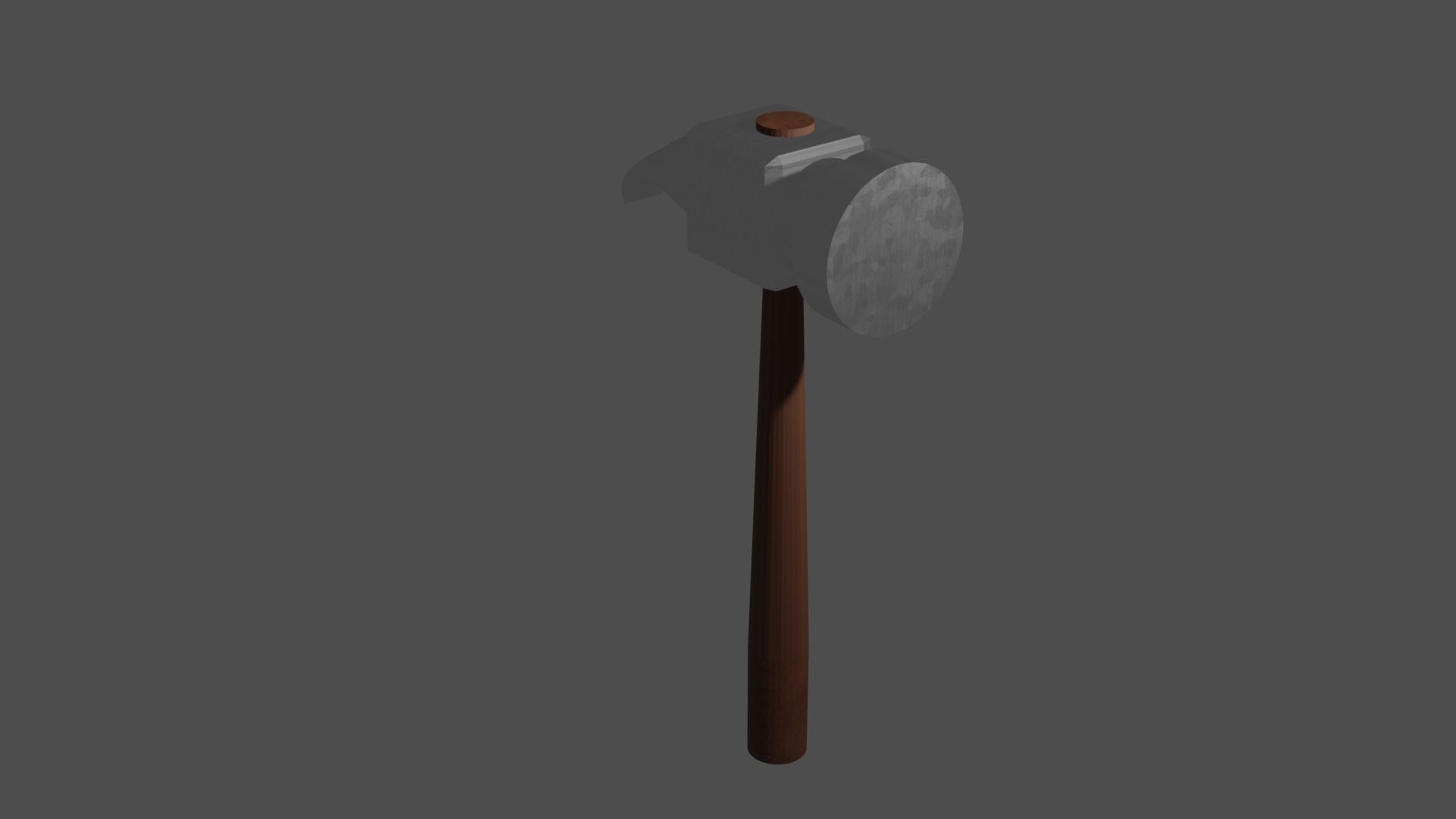 Simple hammer Free low-poly 3D model_19