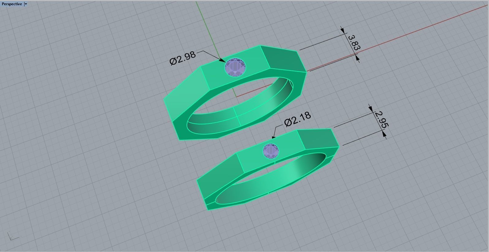 220325 R a couple of rings with strict lines geometry 3D print model_13