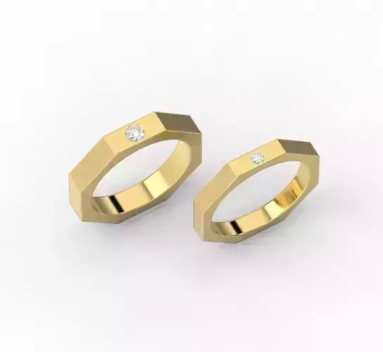 220325 R a couple of rings with strict lines geometry