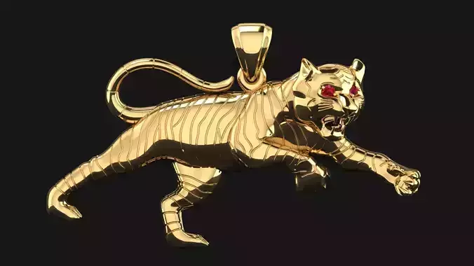 pendant Tiger 3D print model