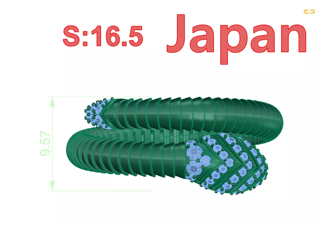 Ring Snake 3D print model_0