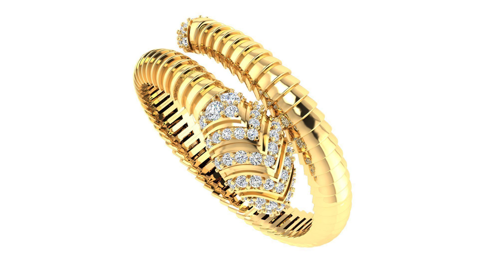 Ring Snake 3D print model_5