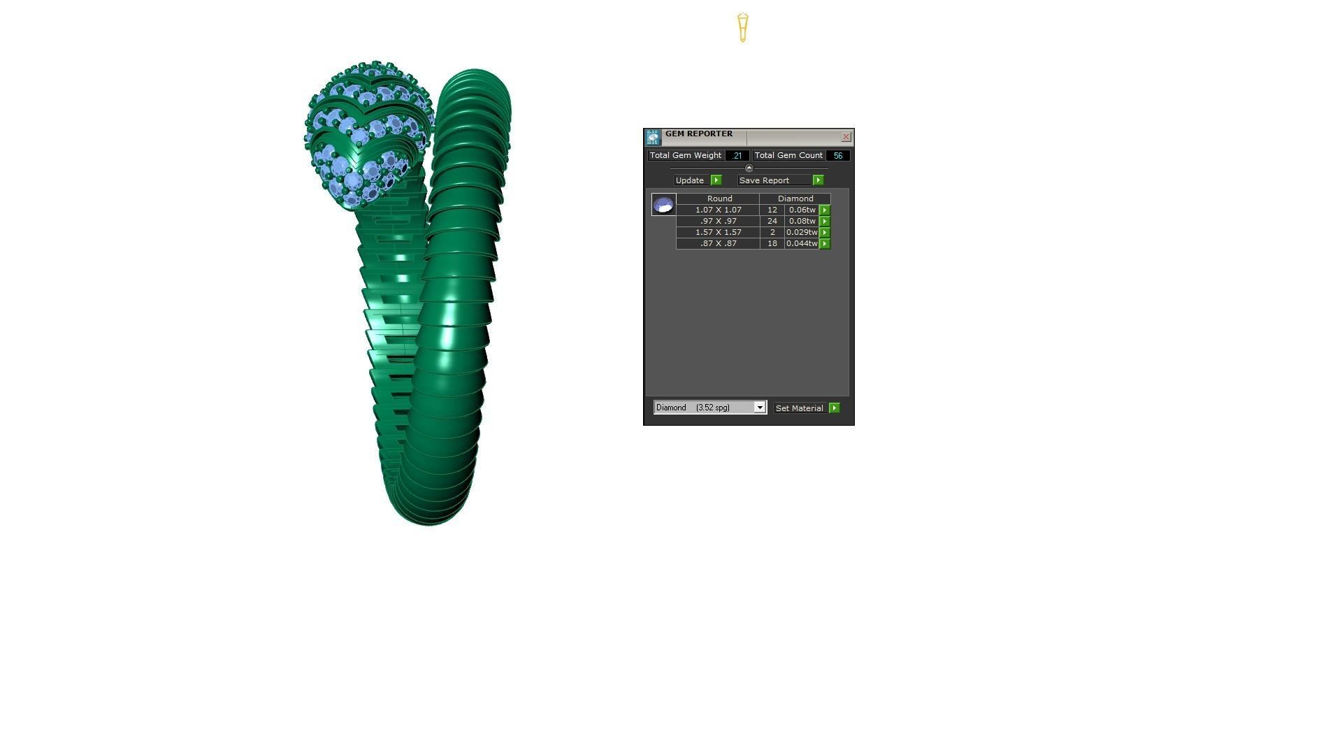 Ring Snake 3D print model_6