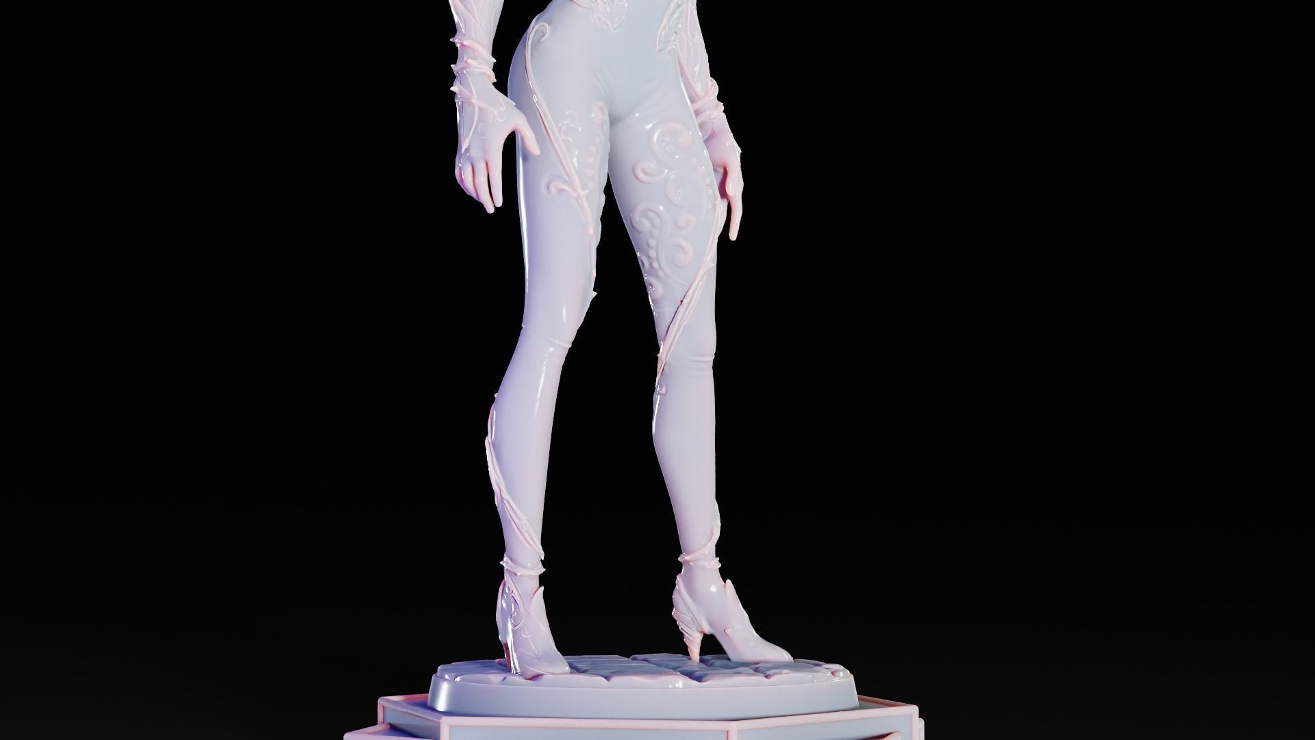 Poison Ivy 3d Print Statue  Pose 001 3D print model_13