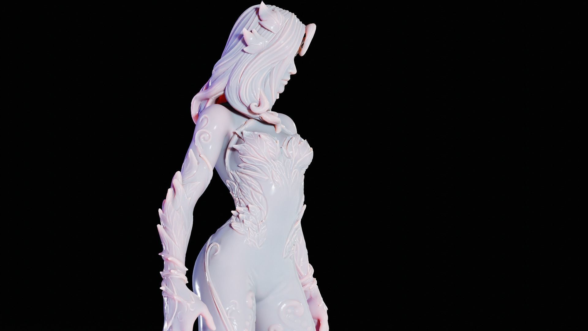 Poison Ivy 3d Print Statue  Pose 001 3D print model_7
