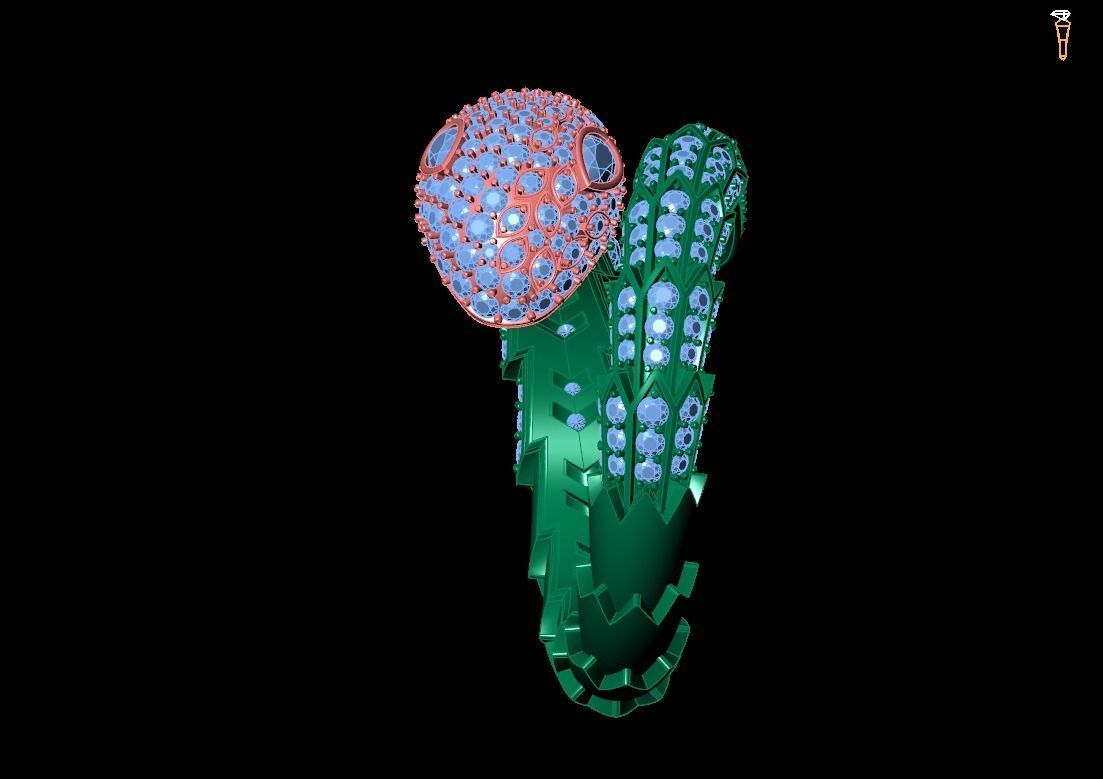 Ring Snake 3D print model_2