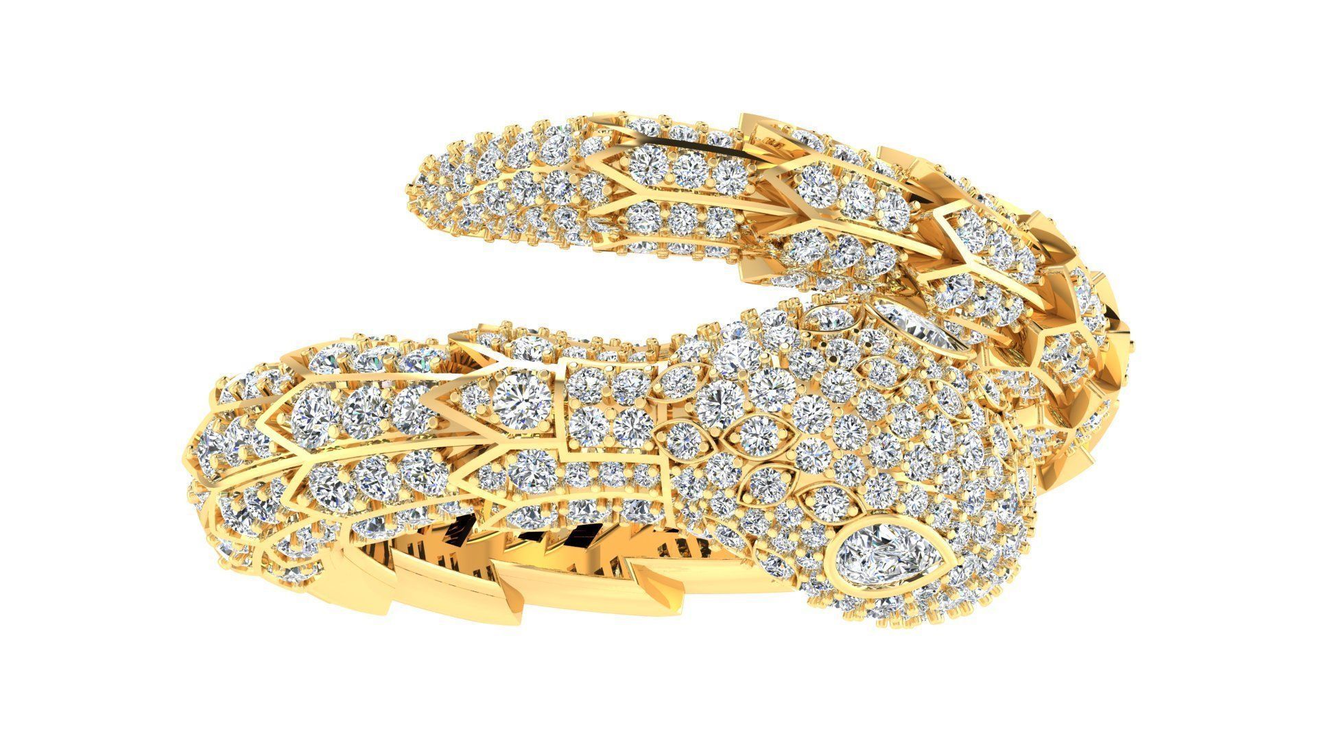 Ring Snake 3D print model_4