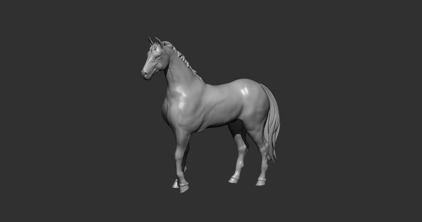 Horse 3D print model_4