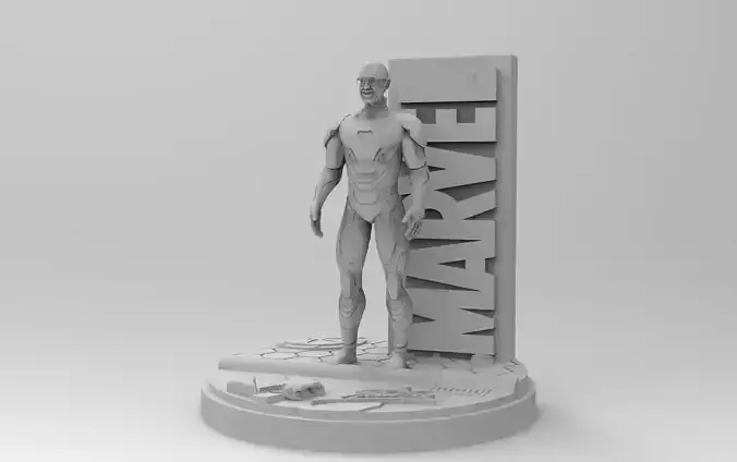 Stan Lee 2018 3D Model Ready to Print STL