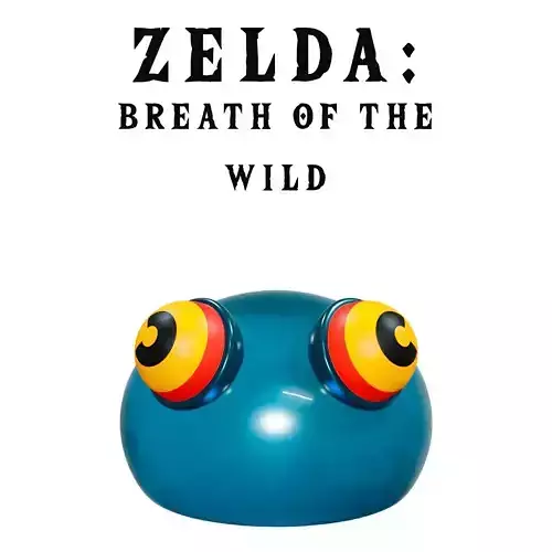Zelda Breath of the wild ChuChu Printable and Animated  3D print model