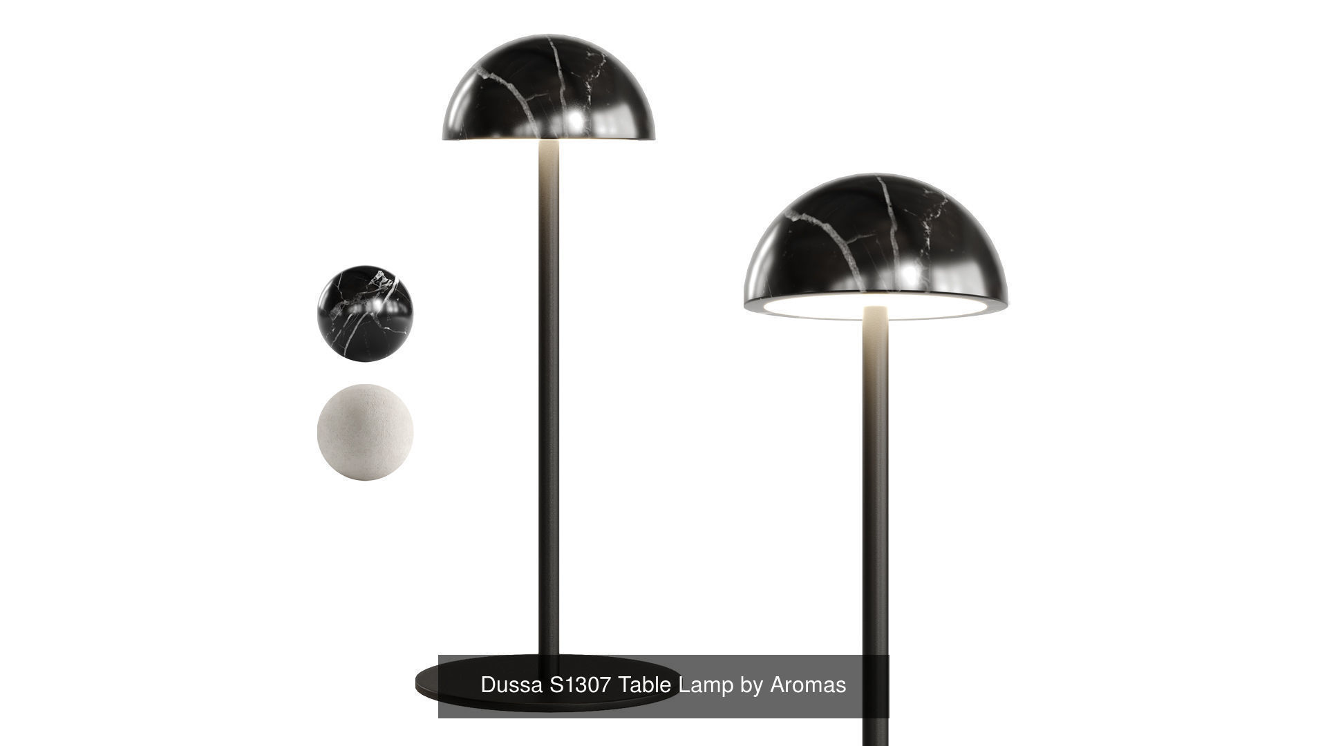 DUSSA pendant light with ball 3D Model Collection_3