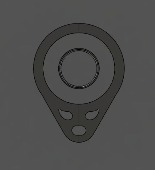 KeyToy part with hole in it 3D print model_3