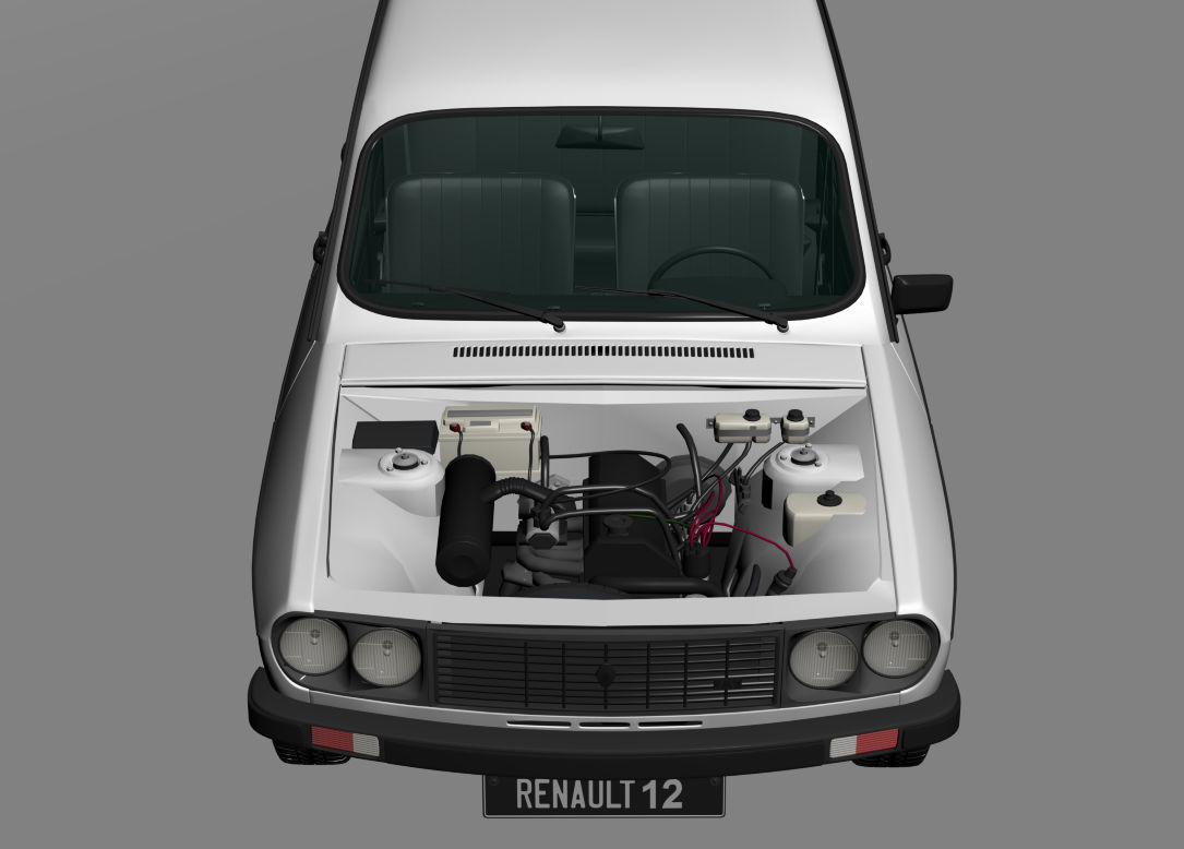 Renault 12 TX 3D model_14