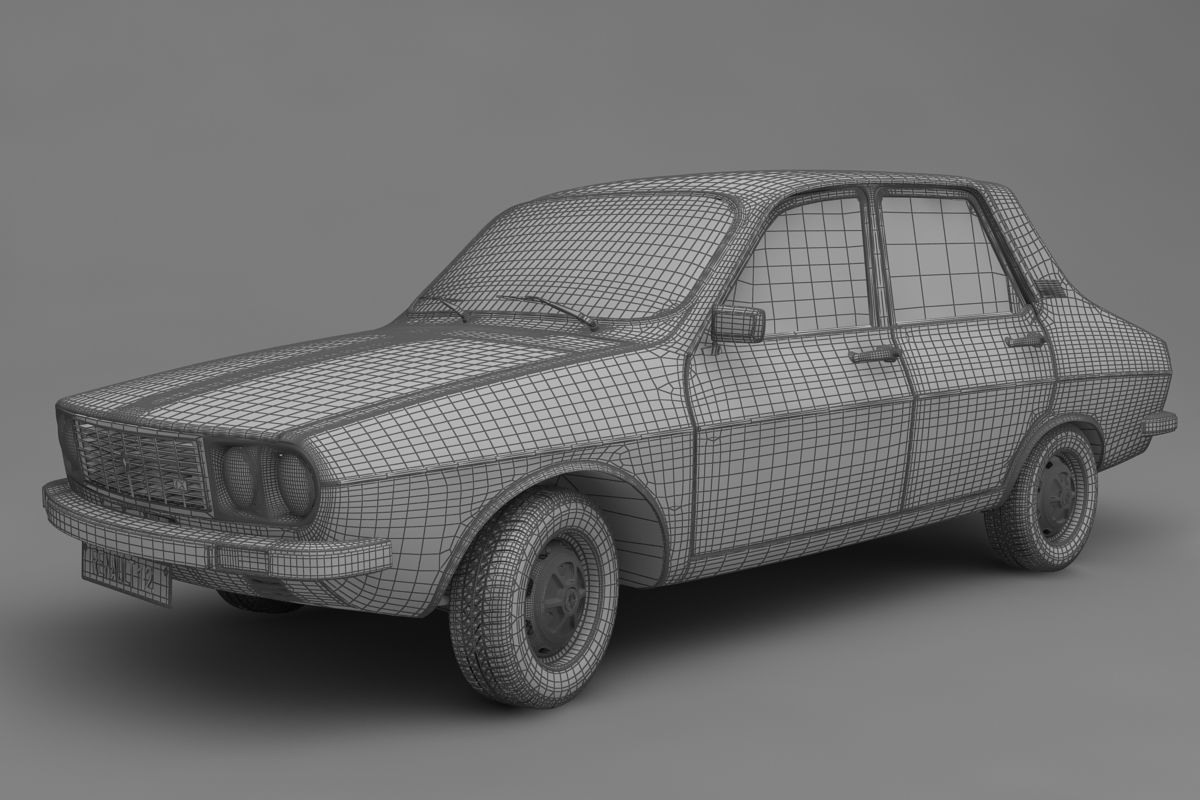 Renault 12 TX 3D model_11