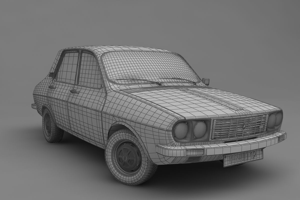 Renault 12 TX 3D model_13