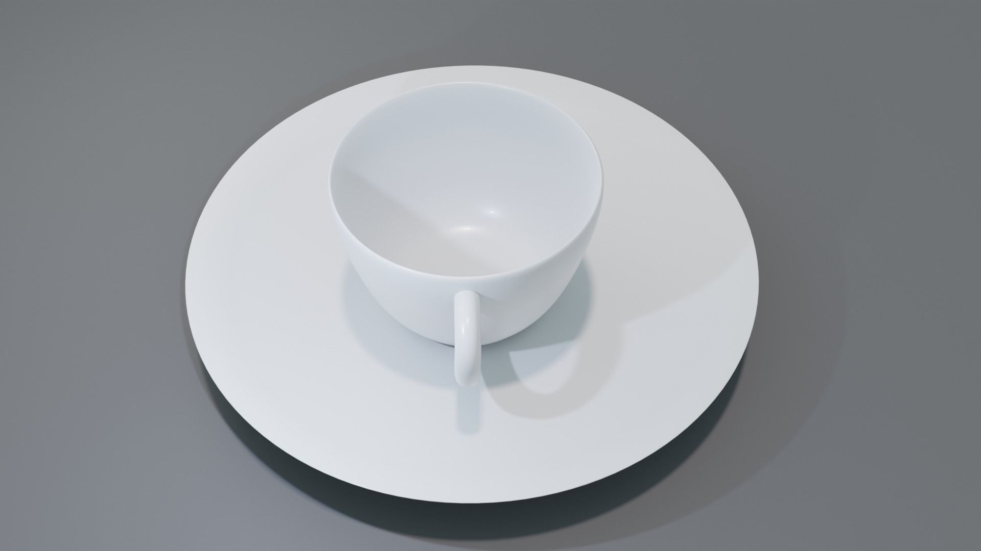 cup and saucer Free 3D model_1