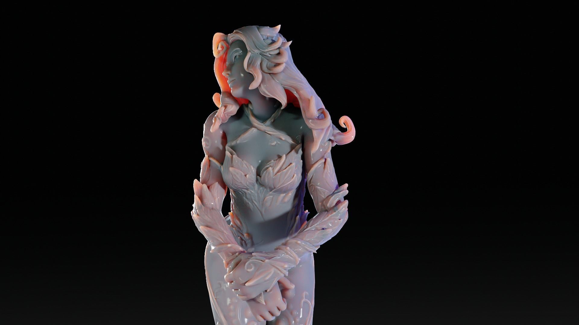 Poison Ivy 3d Print Statue  Pose 002 3D print model_15