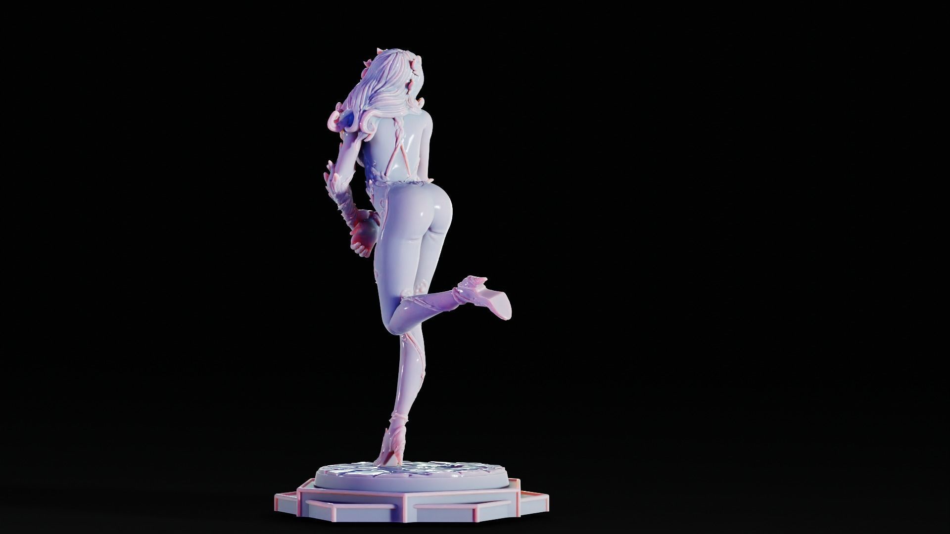 Poison Ivy 3d Print Statue  Pose 002 3D print model_13