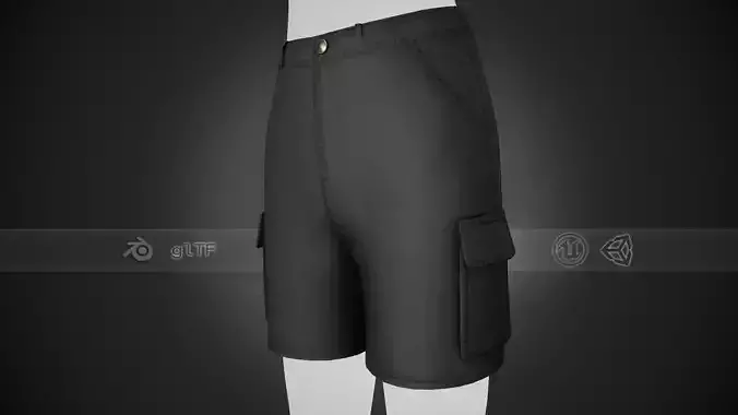 Black Shorts Style 3 