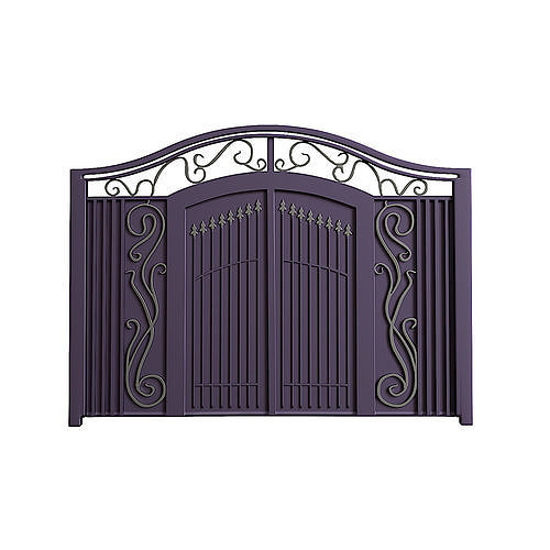 Iron door 3D model