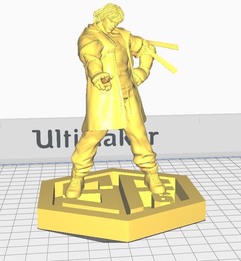 Ken Street Fighter 6 Win Pose 3D print model_1