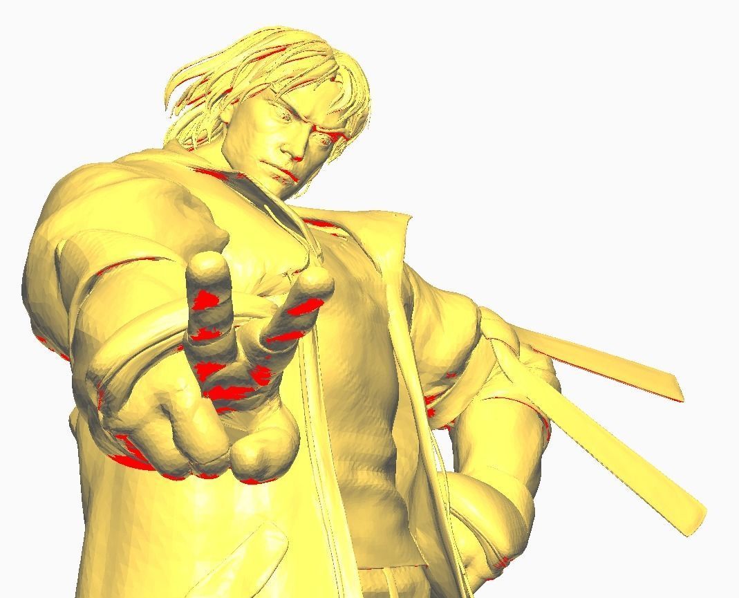 Ken Street Fighter 6 Win Pose 3D print model_2