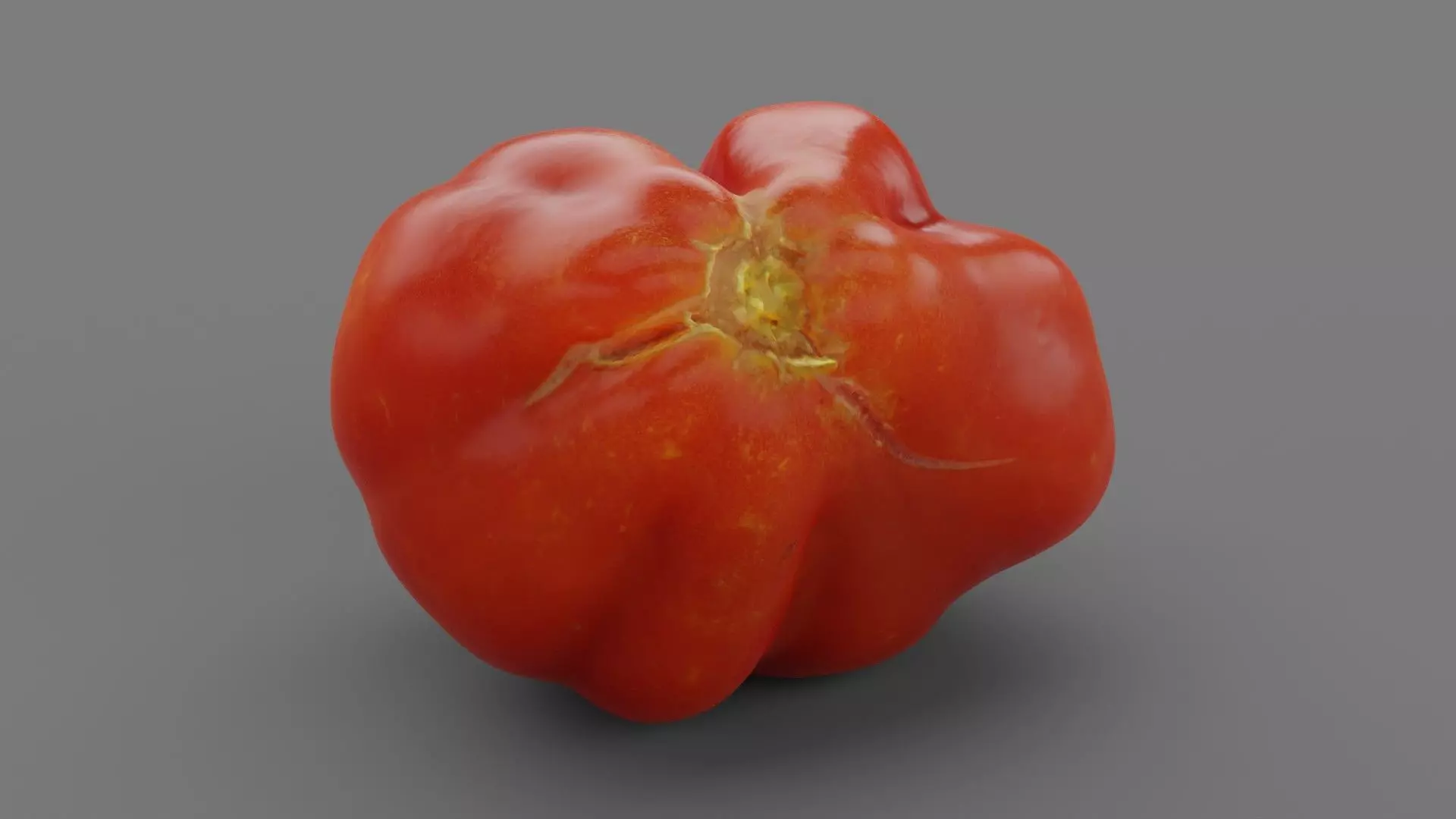 Tomato 08 high-poly 3D model_0