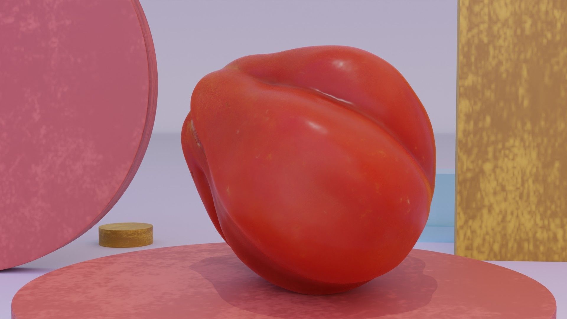 Tomato 08 high-poly 3D model_10