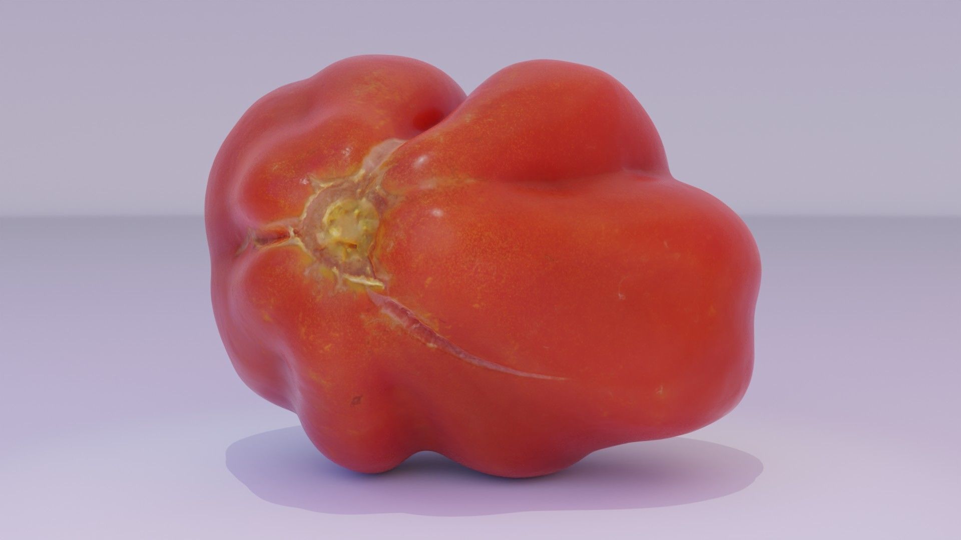 Tomato 08 high-poly 3D model_12
