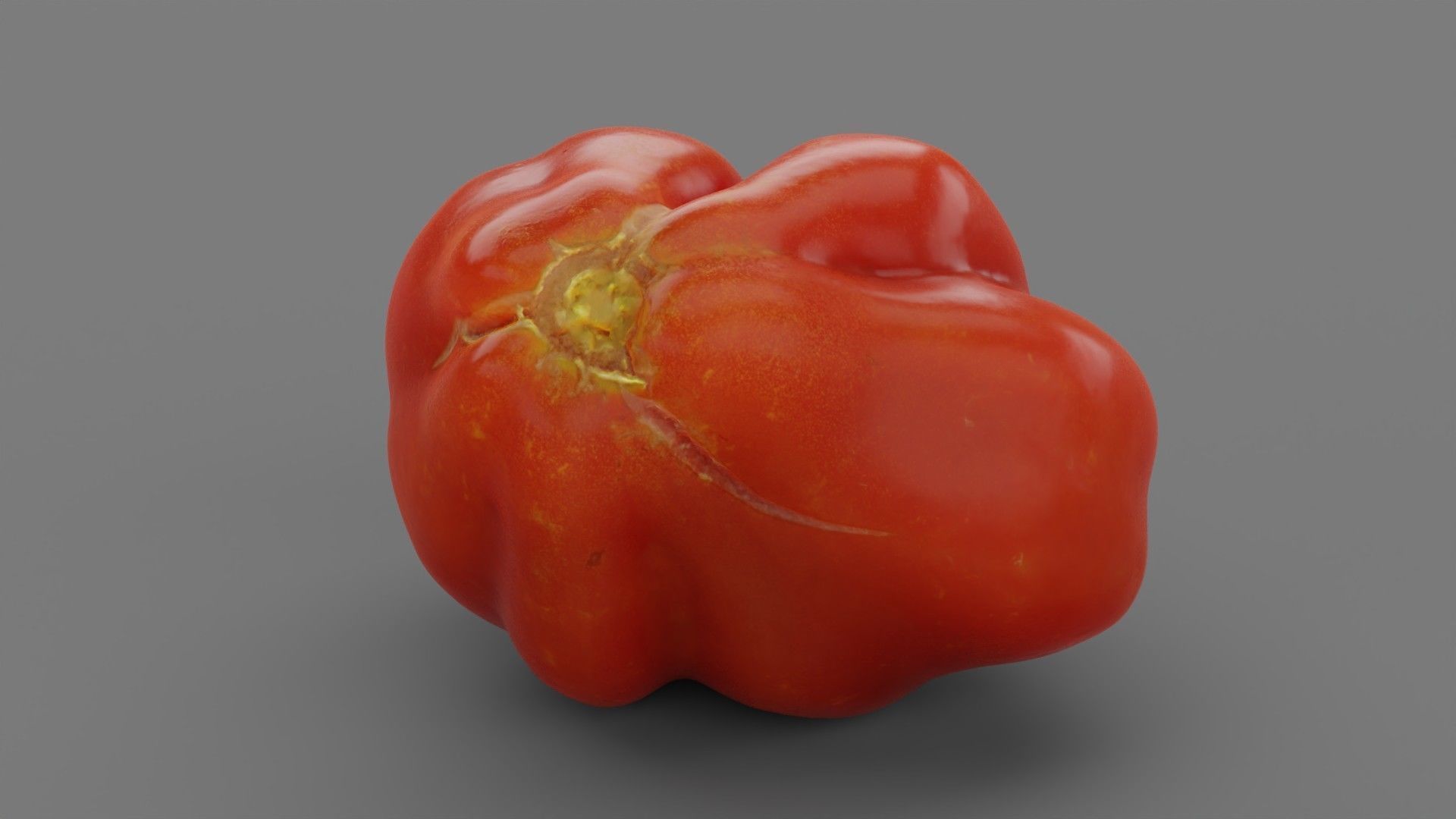 Tomato 08 high-poly 3D model_22