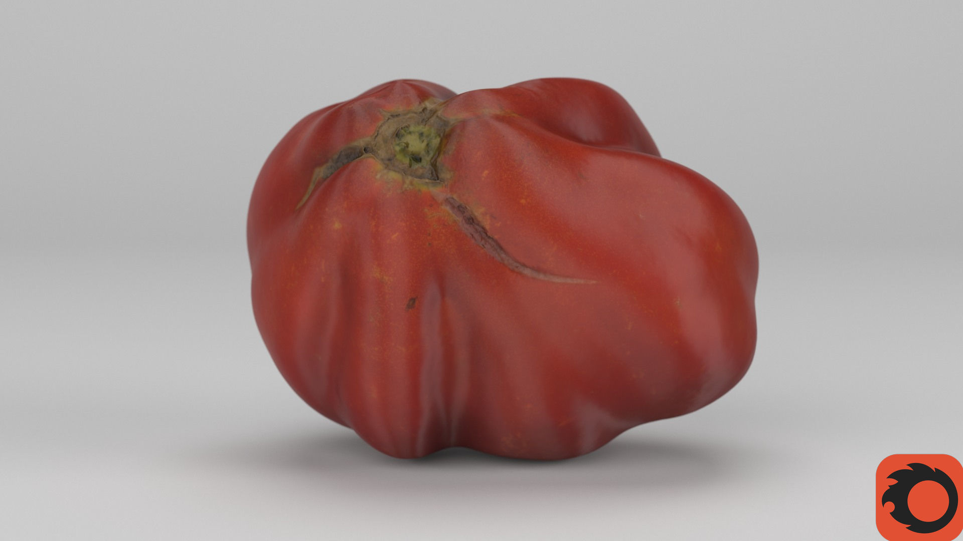 Tomato 08 high-poly 3D model_35