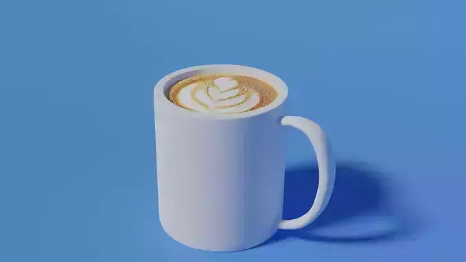 Basic Lowpoly Coffee Mug