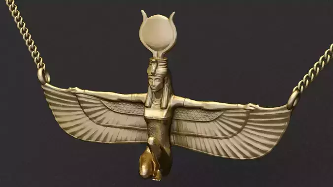 isis Pendant Egypt Jewelry