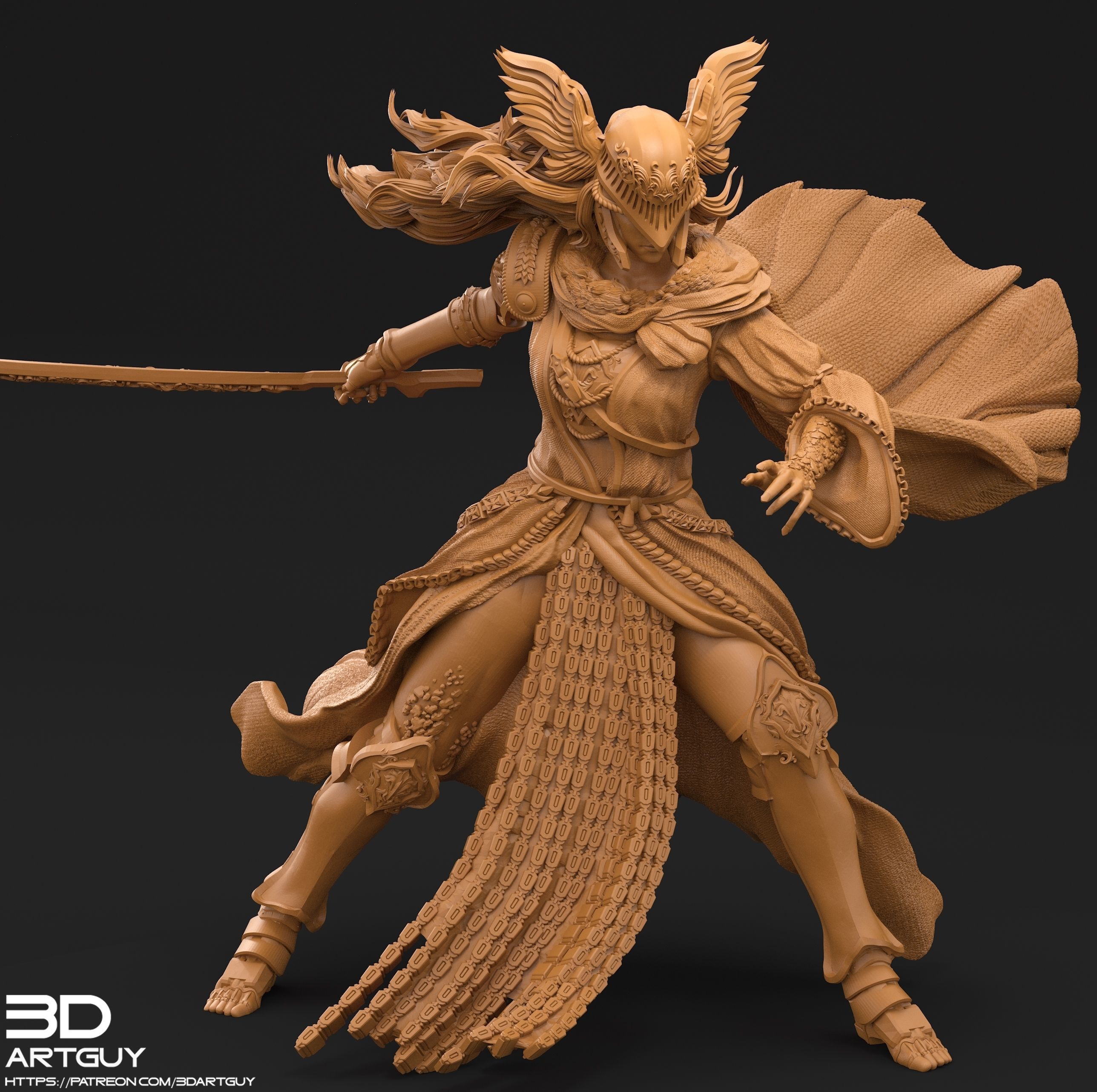 Fantasy Characters Pack May 2022 3D Prints STL File 3D print model_19