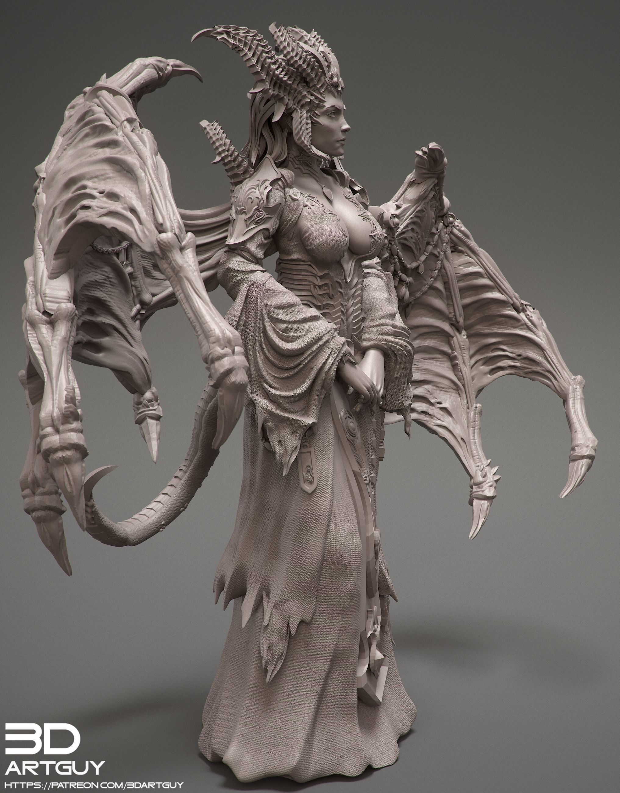 Fantasy Characters Pack May 2022 3D Prints STL File 3D print model_6