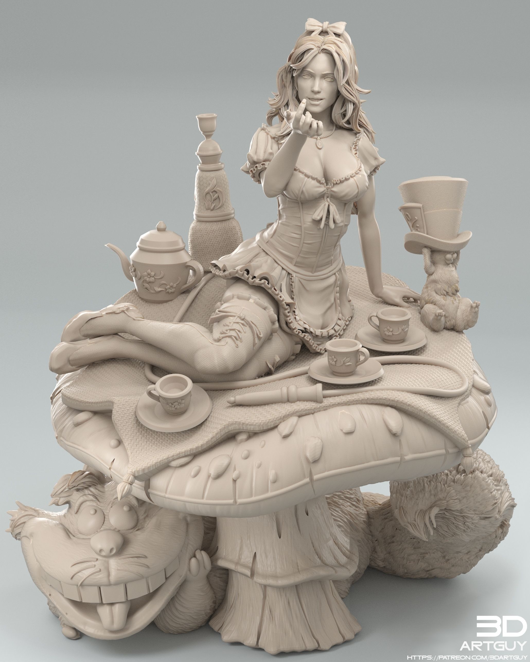 Fantasy Characters Pack May 2022 3D Prints STL File 3D print model_1