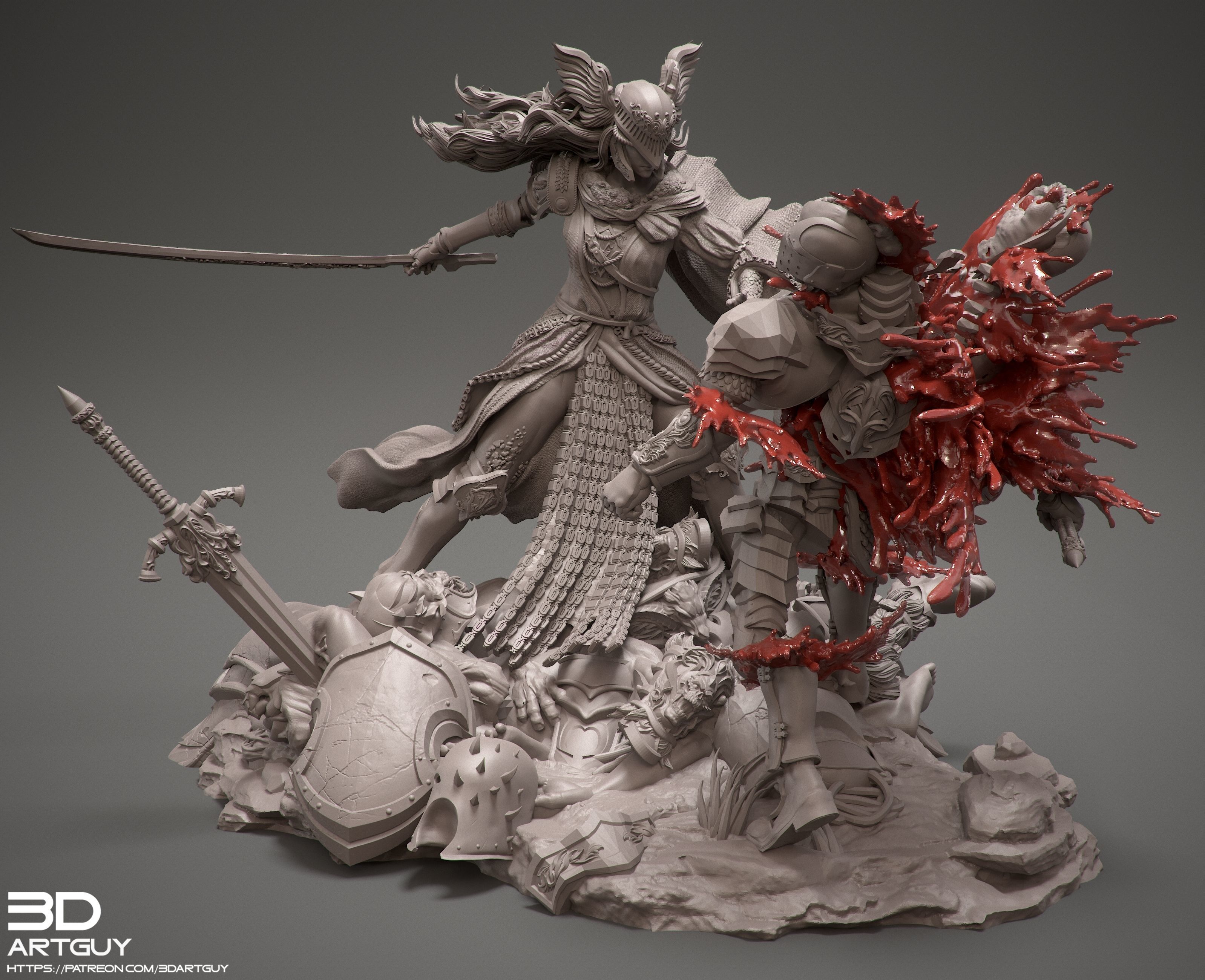 Fantasy Characters Pack May 2022 3D Prints STL File 3D print model_17
