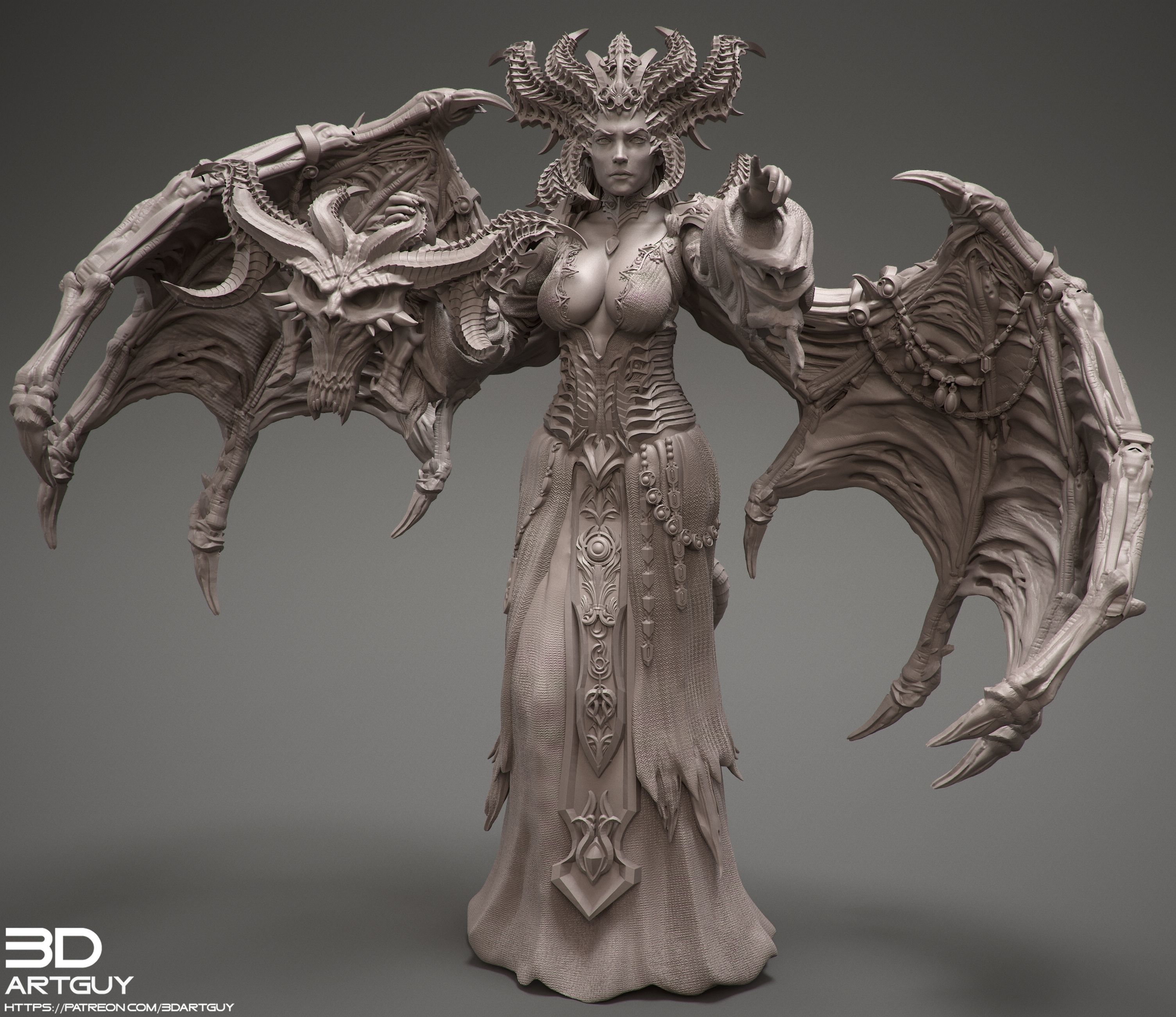 Fantasy Characters Pack May 2022 3D Prints STL File 3D print model_12
