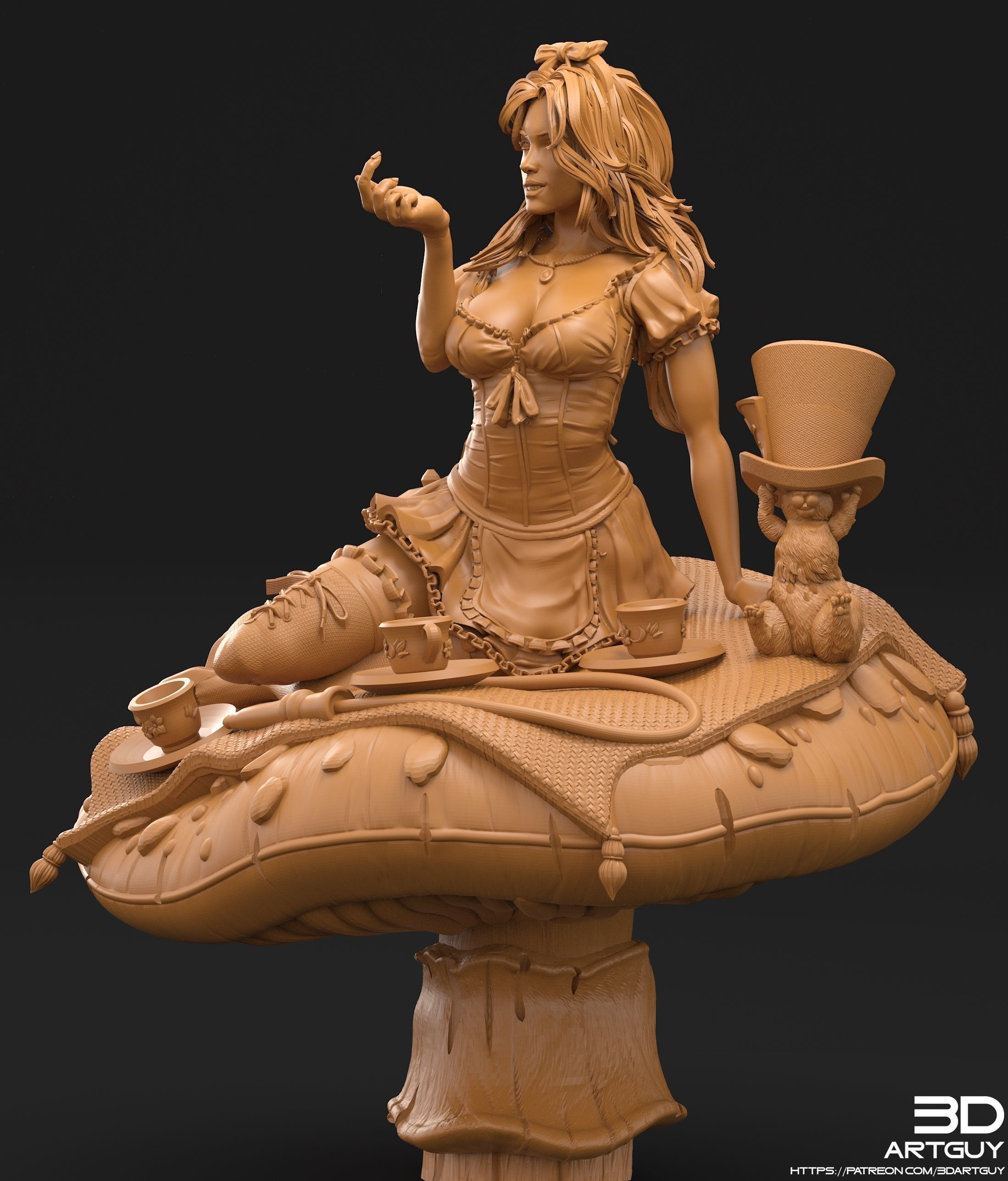 Fantasy Characters Pack May 2022 3D Prints STL File 3D print model_8